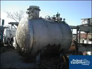 Used Unknown 2200 GAL STAINLESS STEEL TANK, HORIZONTAL Stainless Steel Tanks New Jersey US | Federal Equipment Company #125697