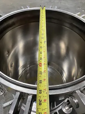 USED CUNO 16ZPB 16" STAINLESS STEEL CARTRIDGE FILTER HOUSING 150 PSI @ 300 °F