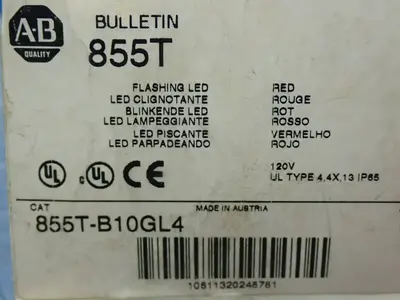 NEW ALLEN BRADLEY 855TB10GL4