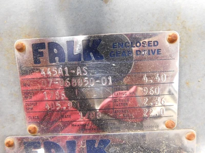Used Falk 445A1-AS Speed Reducers Ohio US | Equipment Recovery Corp. #1331183