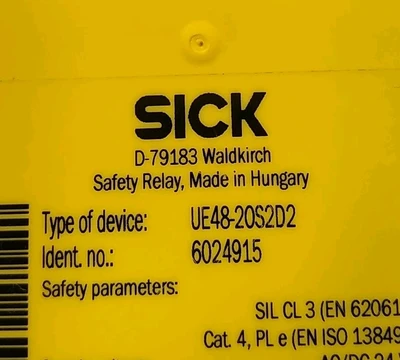 SICK UE10-30S3D0 Safety Relay Loc5D21