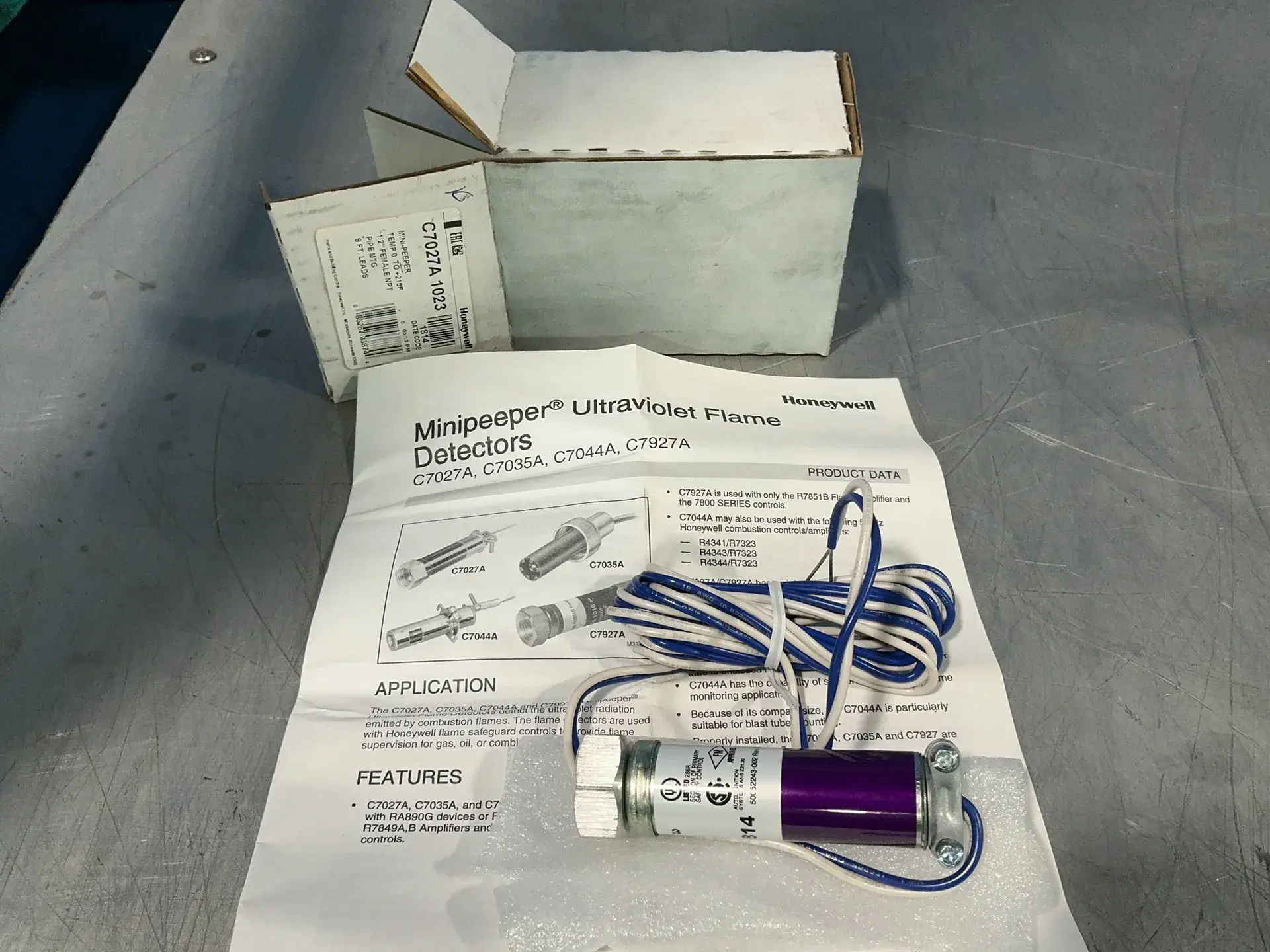 Used HONEYWELL C7027A 1023 Sensors Ohio US | HGR 24 #1549995