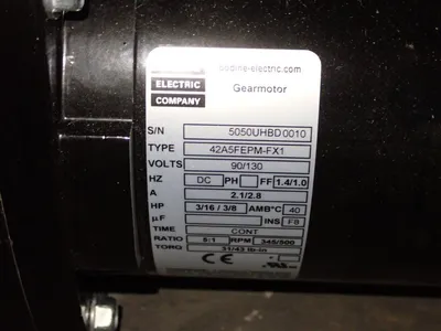 USED BODINE 42A5FEPMFX1