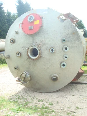 25,000L S/S 1/2 Coiled Enc Mixer Body