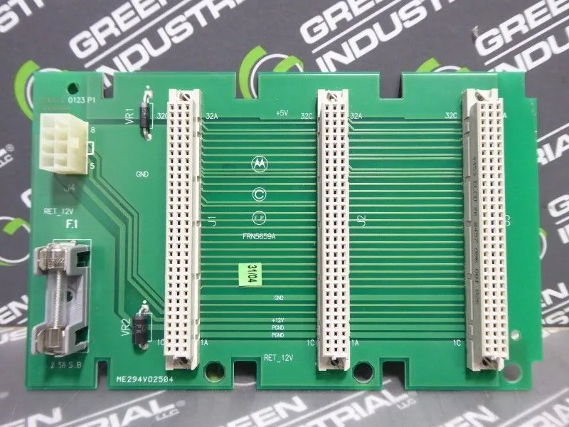 Motorola FRN5659A Radio Control Unit 3 Slot Motherboard Used