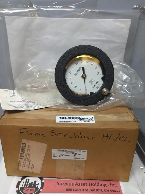 New | in-Stock ASHCROFT 45-1082-AS-02L-60# Temperature/Pressure Ohio US | Surplus Asset Holdings #1247167
