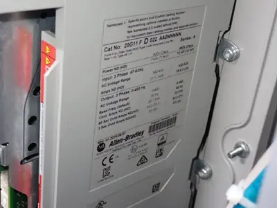 Used Allen-Bradley 20G11FD022AA0NNNNN Electrical Panels Ohio US | HGR 24 #879620