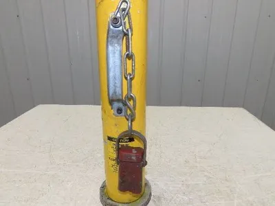 Saf-T-Block 75 Ton Adjustable Safety Block Press Brake Screw Bottle Jack 23-28"