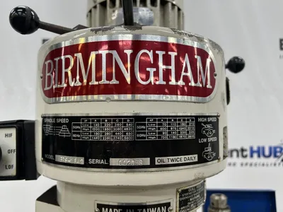 Used BIRMINGHAM BPS-1642 Vertical Mills Georgia US | The Equipment Hub #1362672