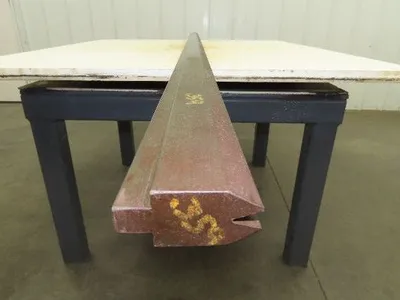 Press Brake Die 96-1/2" Long 30° Acute V 5/16" W 1/2" D 1-3/4" H 1/2" Tang