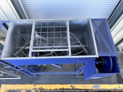 USED Davis 40 -45 cubic feet Ribbon Blender New