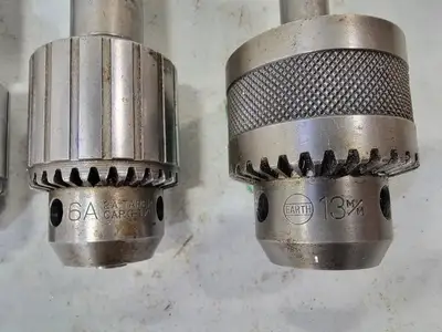 Assorted Drill Chucks 6A 33 Taper CAP.0-1/2 (Set of 4)