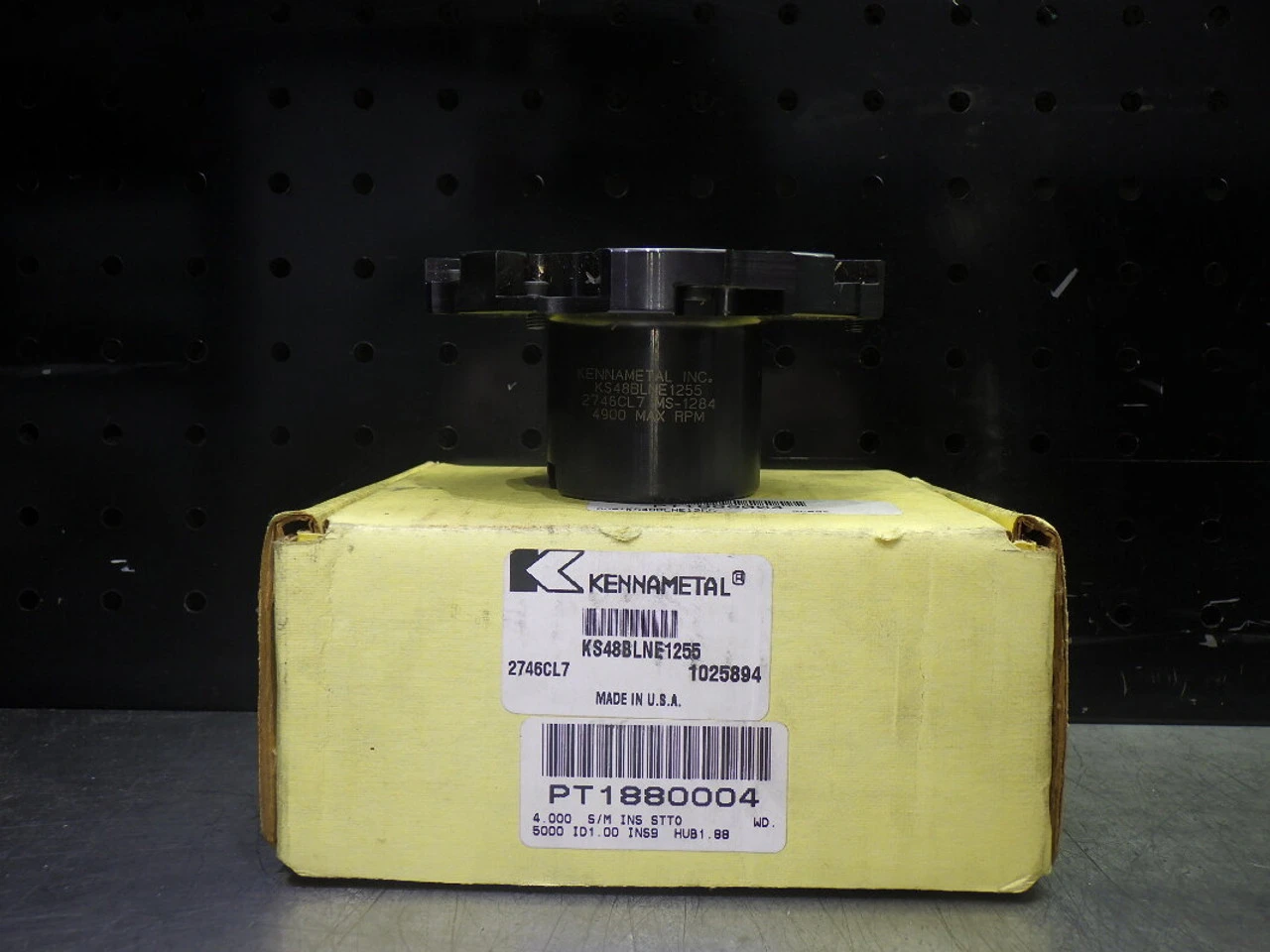 Kennametal 4" (.5" ) Indexable Slot Mill 1" Arbor KS48BLNE1255 (LOC668B)
