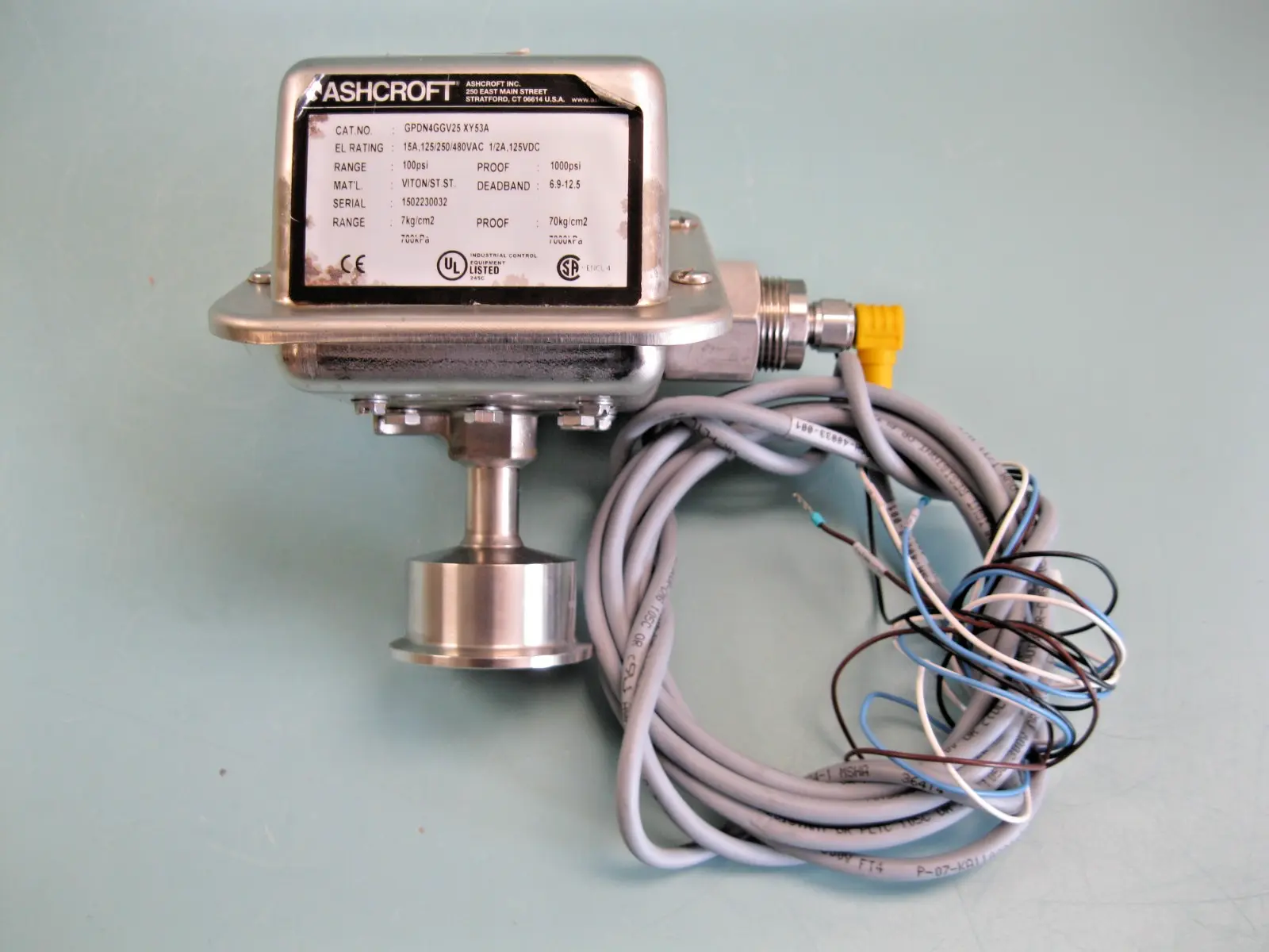 Used Ashcroft GPDN4GGV25XY53A Misc Electrical & Power Parts New Hampshire US | Bitter End Trading #1452792