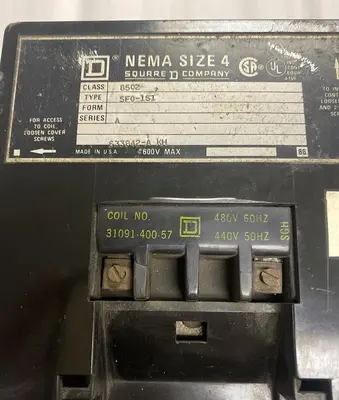 Used SQUARE D 8502 SF0-1S1 Starters | Surplus Asset Holdings #1205216