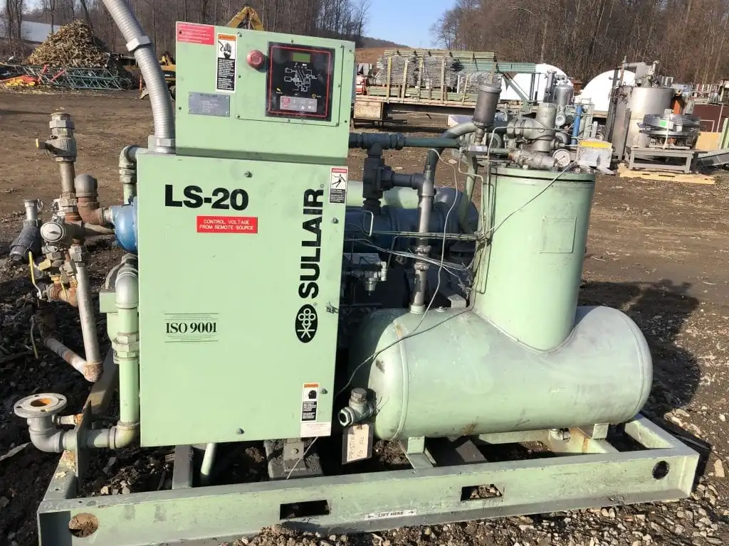Sullair LS20-100L 100 HP Rotary Screw Air Compressor 110 PSI