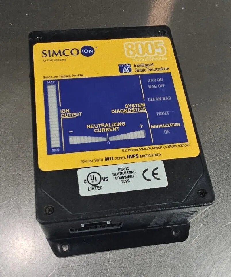 SIMCO 8005 INTELLIGENT STATIC NEUTRALIZER CONTROL MODULE 4014721. Loc 4C-2