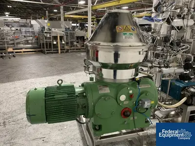 USED Westfalia Westfalia Disc Centrifuge, Model CSC 20-06-476, S/S