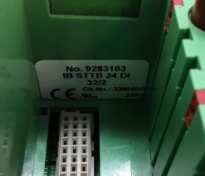 PHOENIX CONTACT IB STTB 24 DI 32/2 Nr 9283103 DIGITAL INPUT BASE 3A