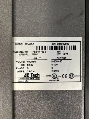 Ac Tech M1410C 1 HP 0.75KW (8.4.2)