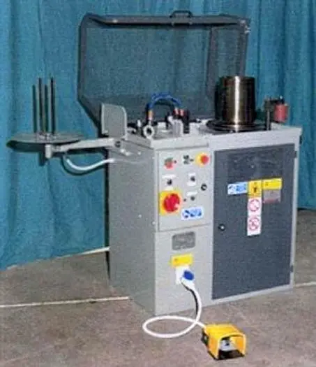 NEW TVN Mod. T2/P Two Passages Bull Block Wire Drawing Machine, 5mm max gold wire input