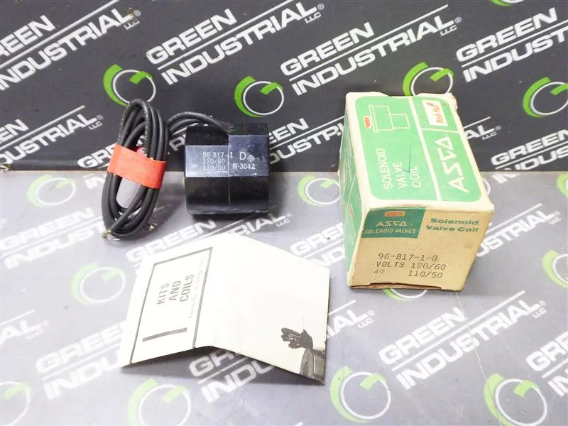 ASCO 96-817-1-D Solenoid Valve Coil 110/120V New NIB