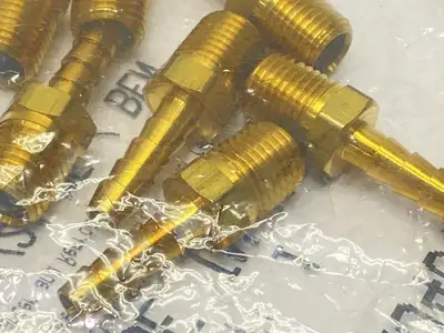 1020404C | Dixon  Hose Barb Adapter 3/8" NPT x 3/8" Hose Barb LOT OF 10 - New