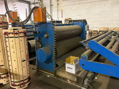 66" x 80" Staley 1 color Rotary Die Cutter