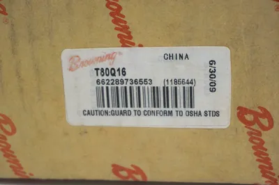 NEW BROWNING T80Q16 SPLIT TAPER BUSHING TRIPLE ROLLER CHAIN 1185644