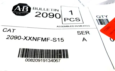 ALLEN BRADLEY 2090-XXNFMF-S15 CABLE SER. A 2090XXNFMFS15 NEW, SURPLUS