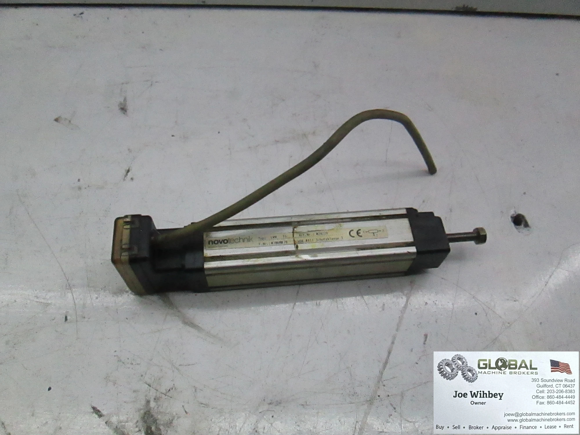 Novotechnik LWH 75 Pneumatic Cylinder 4" Stroke
