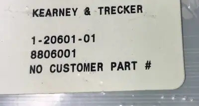K&T KEARNEY & TRECKER CNC CMUX CIRCUIT BOARD 1-20601 REV. 7 CMUX ASSY. 3D-18