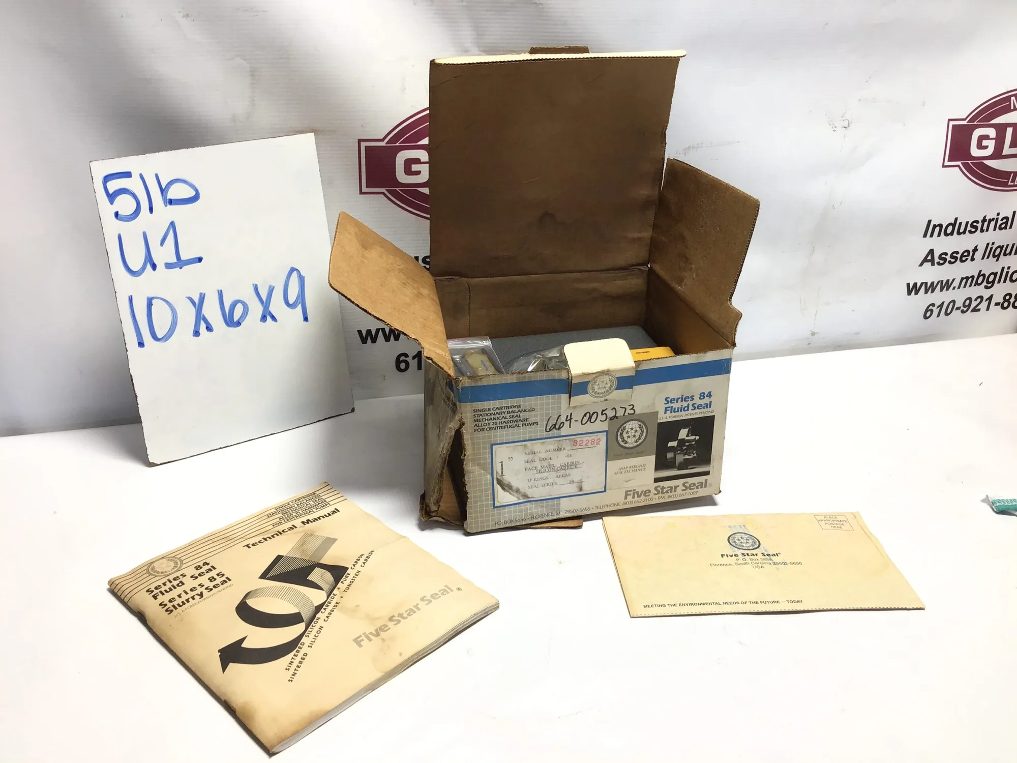 Five Star Seal 664-005273 Series 84 Fluid Seal 1″ Shaft Dia. Seal Code 08