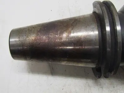 Briney V50E-200-562SP Cat 50 2"End Mill Holder 5 1/2"Projection Coolant V-Flange