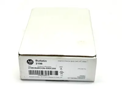 New | in-Stock Allen-Bradley Ser. A Kinetix 5500 55mm DC Bus Bar Bus Bars & Plugs Michigan US | Maverick Industrial Sales #1391638