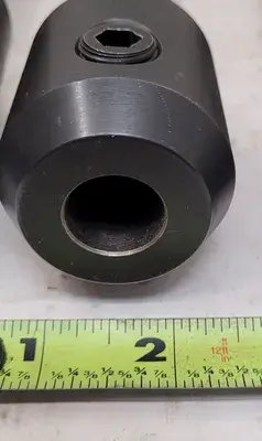 R-8 SOLID HOLDERS SET OF 9 - VARIOUS SIZES AND TYPES (END MILL HOLDERS, STUB, ARBOR)