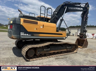 Used 2021 HYUNDAI HX260A L Crawler Excavators North Carolina US | Proxy Equipment #1513104