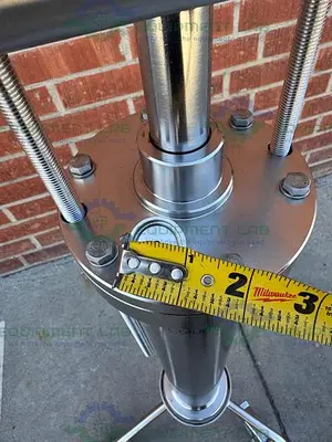 USED PHARMACIA / GE/ FINELINE 100 PL 150/650  STAINLESS STEEL CHROMATOGRAPHY COLUMN