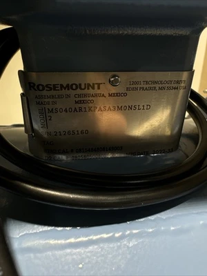 NEW Rosemount MS040AR1KPASA3M0N5L1D