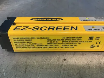 Used BANNER ENGINEERING SLSCR301800Q5NT Light Curtains & Grids Ohio US | HGR 24 #1455344