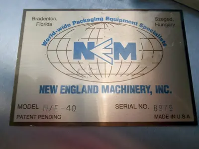USED NEW ENGLAND MACHINERY NEHA-48 & H/E-40