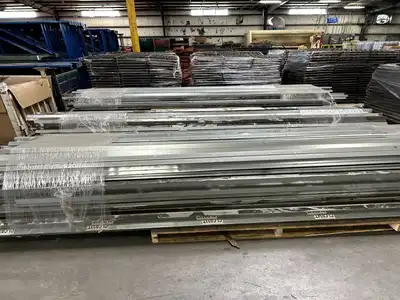 BULK QTY OF ROLLER RACKING W/ BEAMS