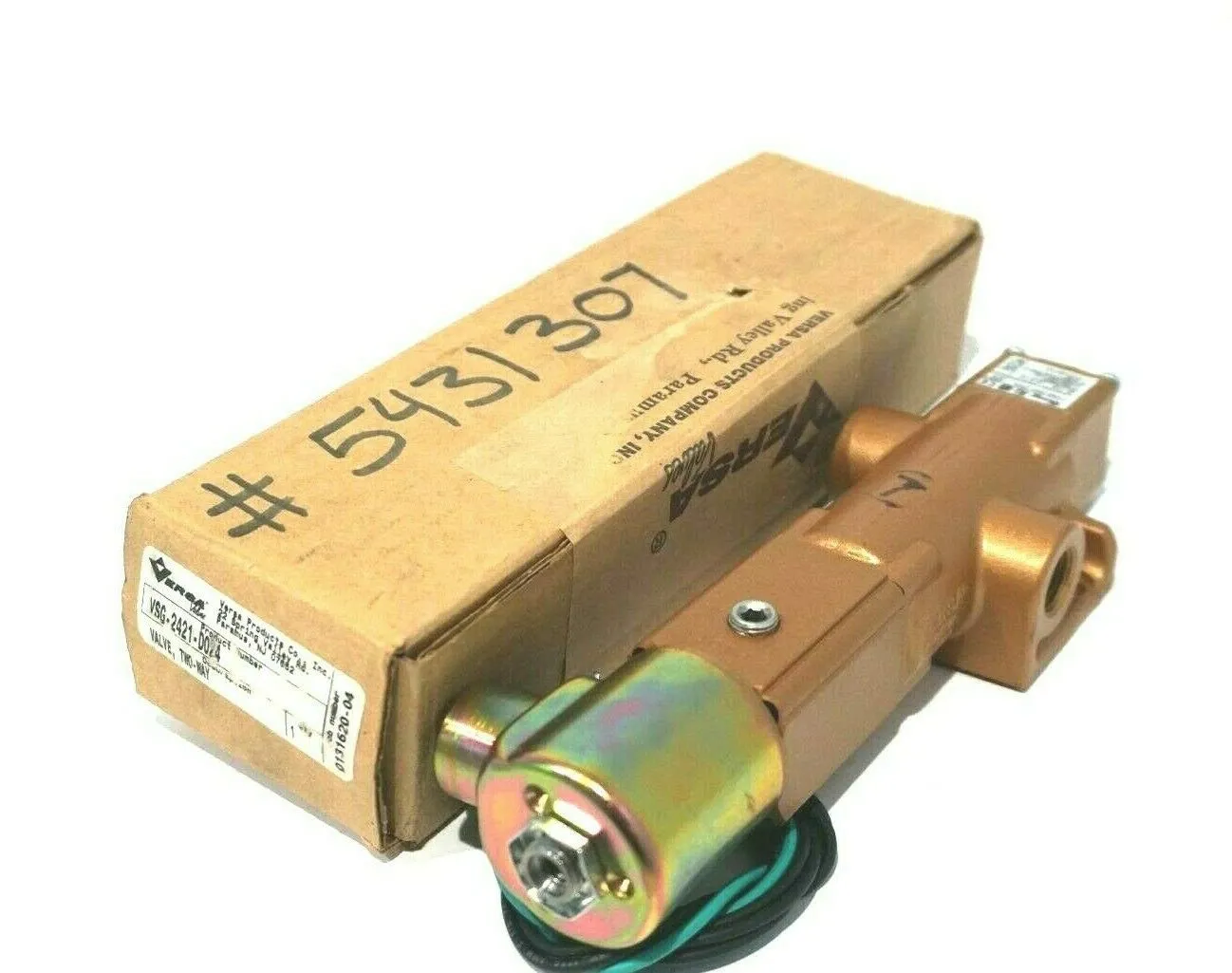 NEW VERSA VALVES VSG-2421-D024 2-WAY VALVE VSG2421D024