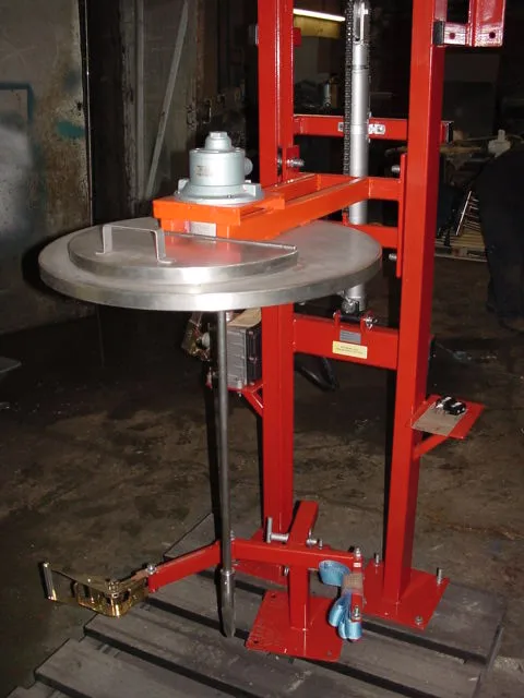 200 K Hand/Hydraulic Floor Mounted Hoist