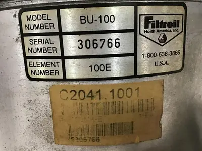 USED FILTROIL BU-100