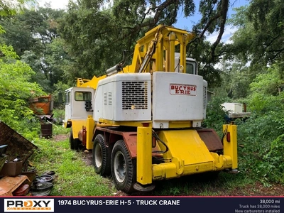Used 1974 BUCYRUS-ERIE H-5 Truck-Mounted Cranes Florida US | Proxy Equipment #1377790
