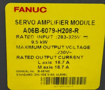 USED FANUC A06B-6079-H208