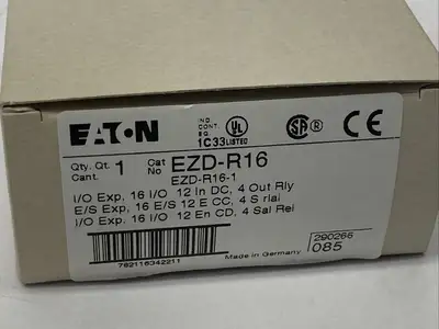 New | in-Stock EATON EATON EZD-R16 PLC Input & Output | Maverick Industrial Sales #1107555