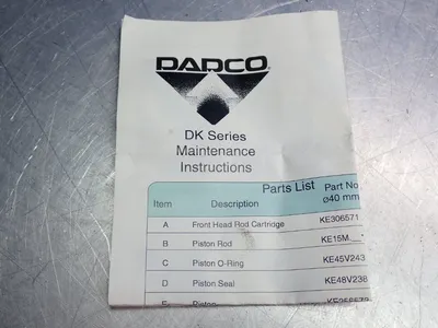 NEW DADCO DKD40RK