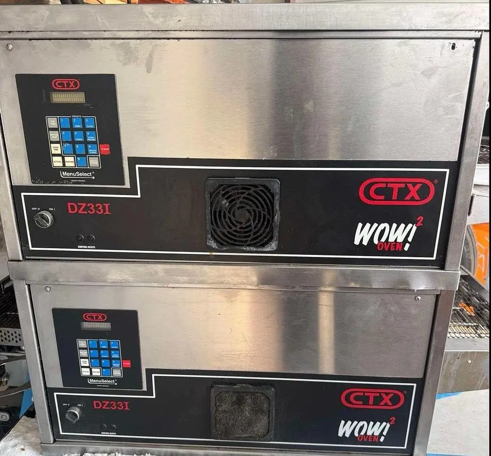Middleby Marshall CTX DZ33I Infrared Radiant conveyor Electric pizza oven.
